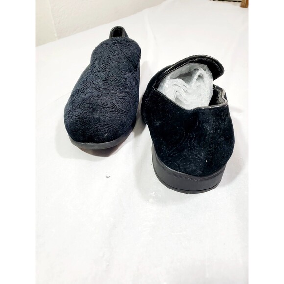 Embossed Slipon Damask Loafer Calypso Loafer Shoes Youth Size 12M Black #466157 - Picture 7 of 11